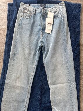 VALENTINO Straight Fit Cuffed Jeans Size 38 NWT! Discontinued
